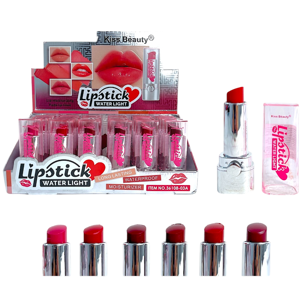 Labial en barra water light KISS BEAUTY