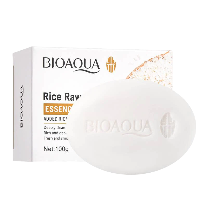 Jabon en barra de arroz BIOAQUA