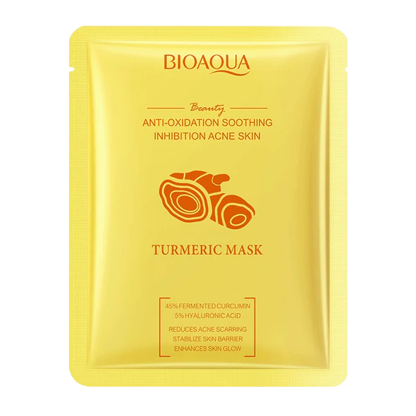 Mascarilla en velo de cúrcuma BIOAQUA