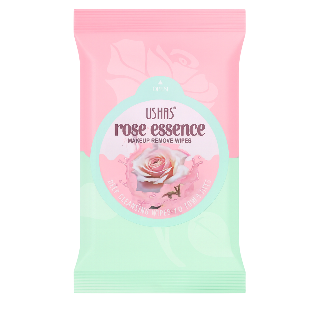 Toalla desmaquillante rose essence USHAS
