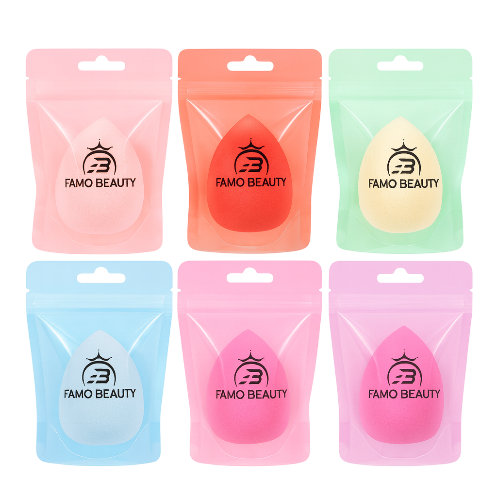 Beauty blender bolsa resellable FAMO BEAUTY