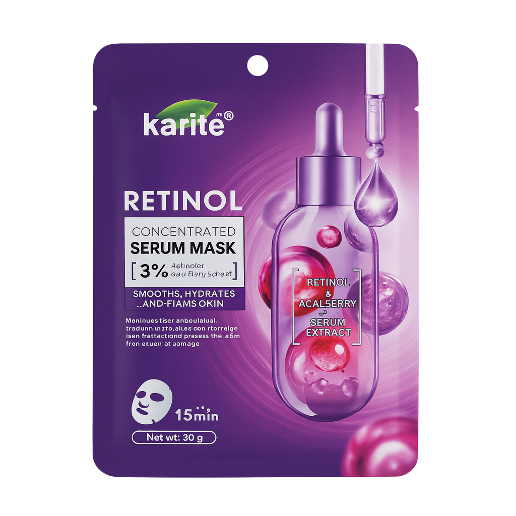 Mascarilla en velo retinol KARITE