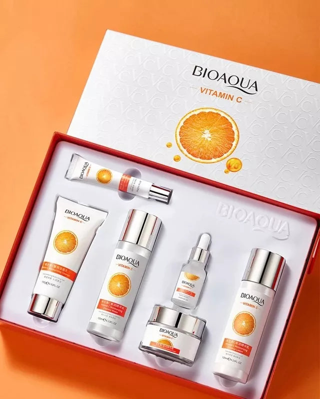 Kit de lujo presentación blanca vitamina C BIOAQUA