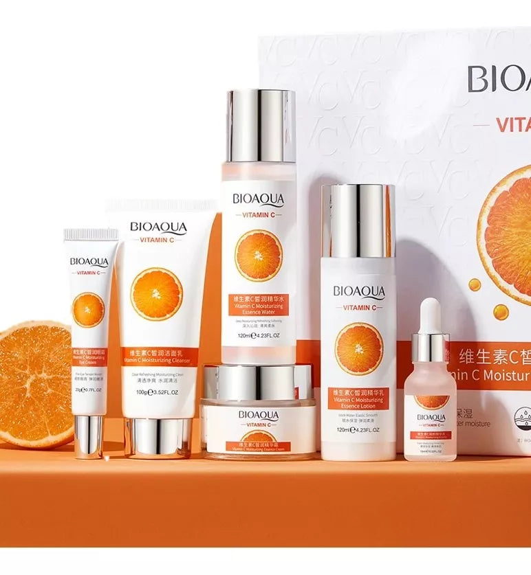 Kit de lujo presentación blanca vitamina C BIOAQUA