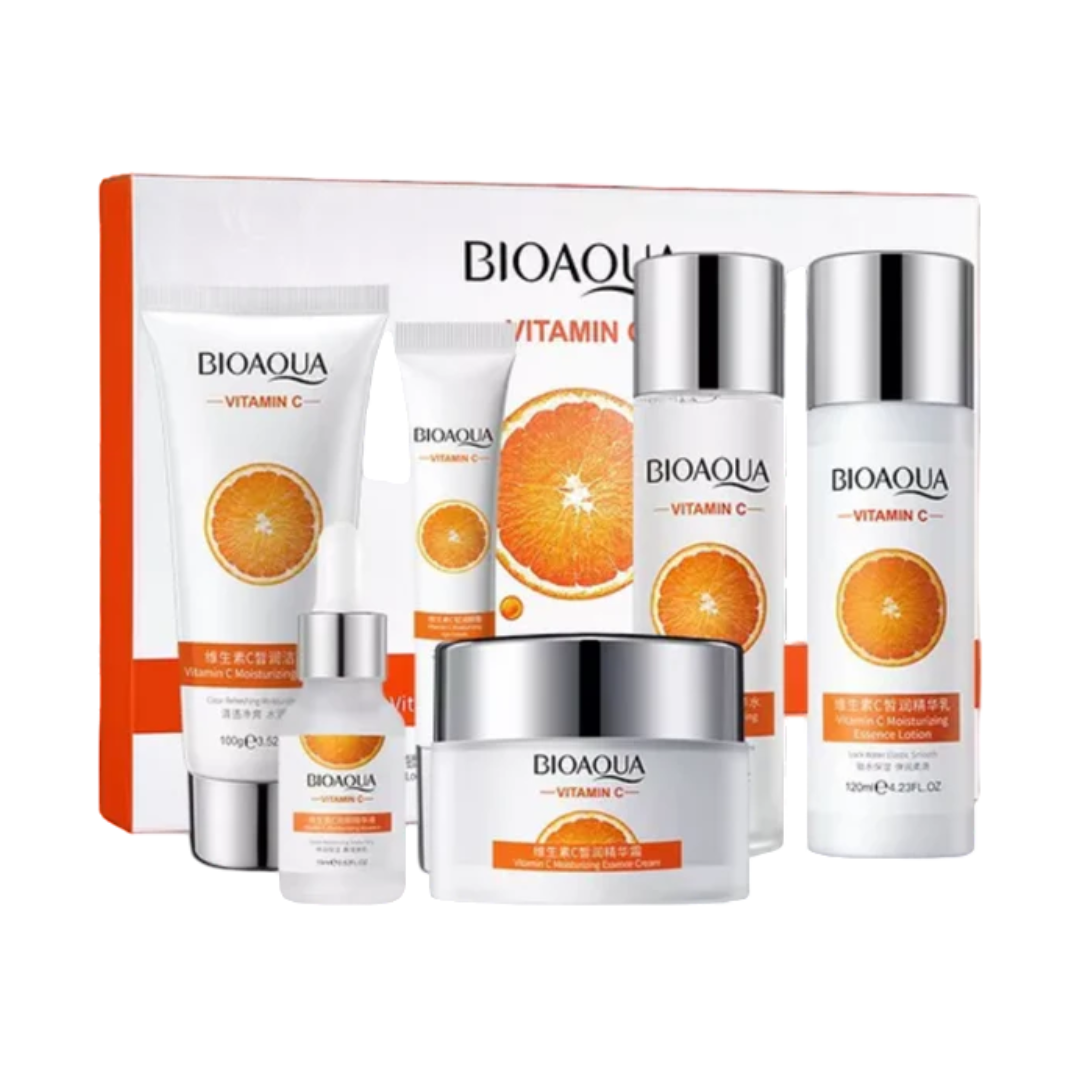 Kit de lujo presentación blanca vitamina C BIOAQUA