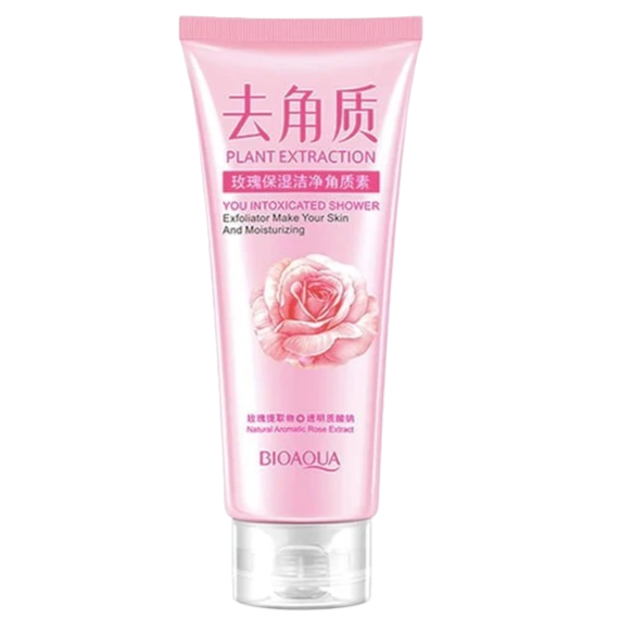 Exfoliante facial y corporal de rosas BIOAQUA