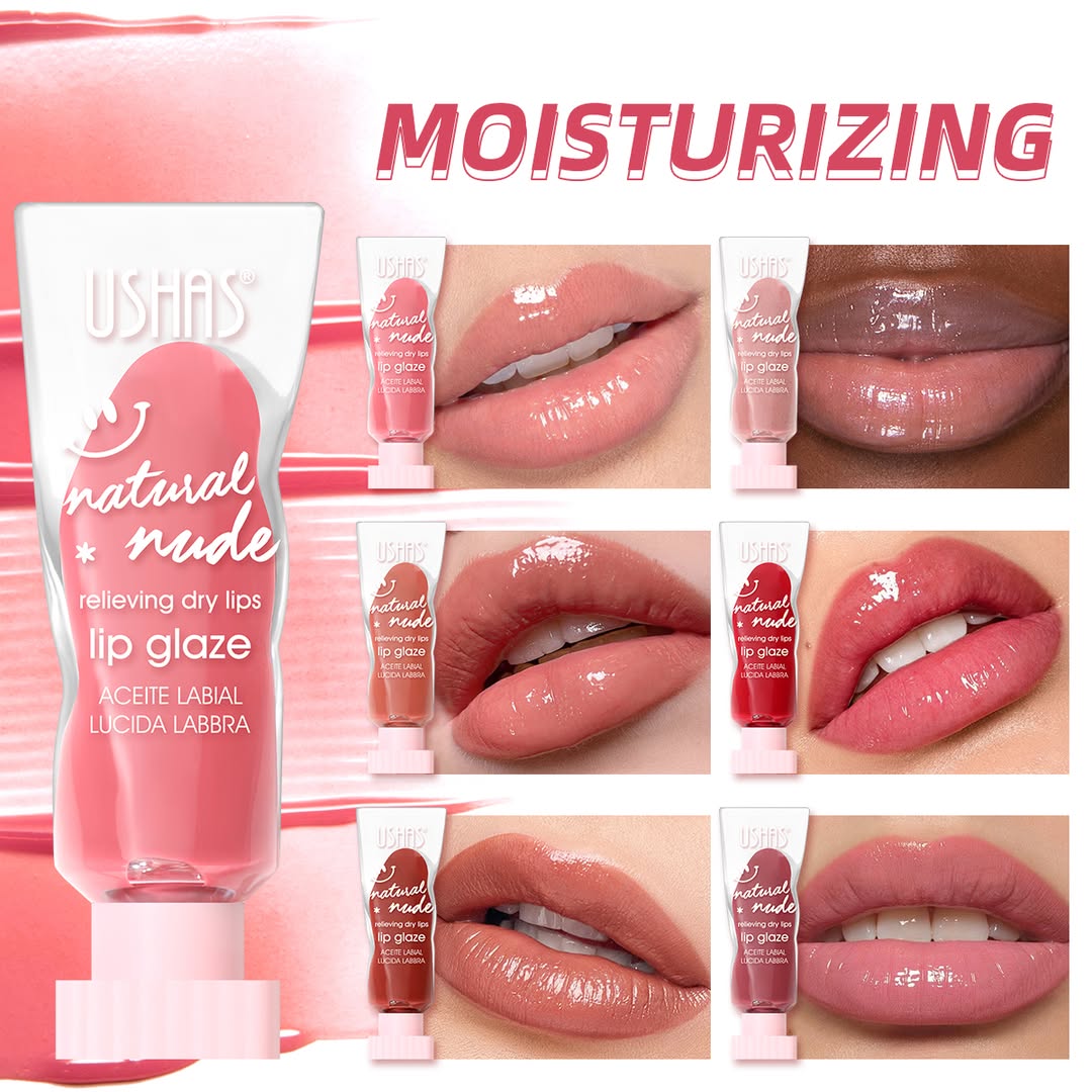 Lip glaze natural nude USHAS