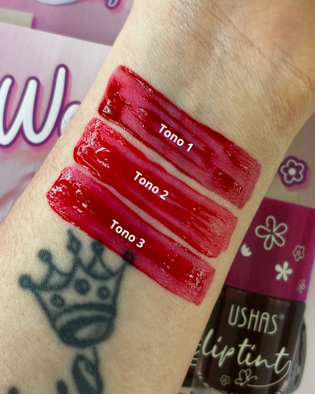 Tinta de labios water tint USHAS