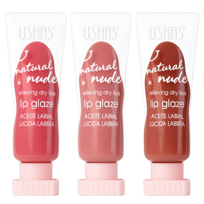 Lip glaze natural nude USHAS