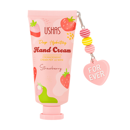 Crema de manos de fresa con llavero USHAS
