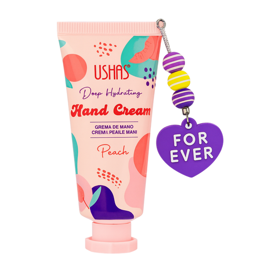 Crema de manos de durazno con llavero USHAS