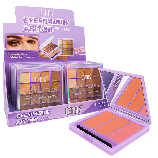 Paleta de sombras stay all day 16H USHAS