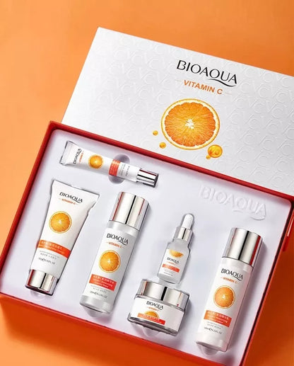 Kit de lujo presentación blanca vitamina C BIOAQUA