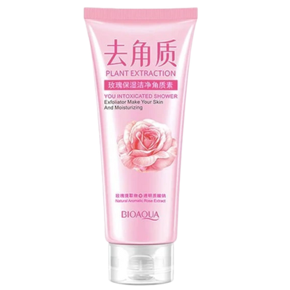 Exfoliante facial y corporal de rosas BIOAQUA