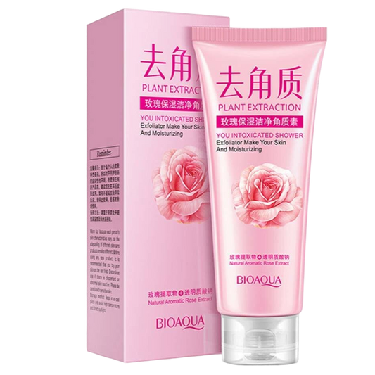 Exfoliante facial y corporal de rosas BIOAQUA
