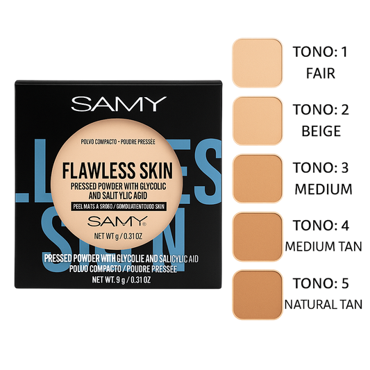Polvo compacto piel mixta a grasa SAMY
