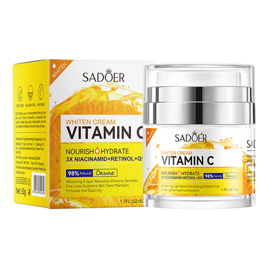 Crema hidratante vitamina C con niacinamida y retinol SADOER